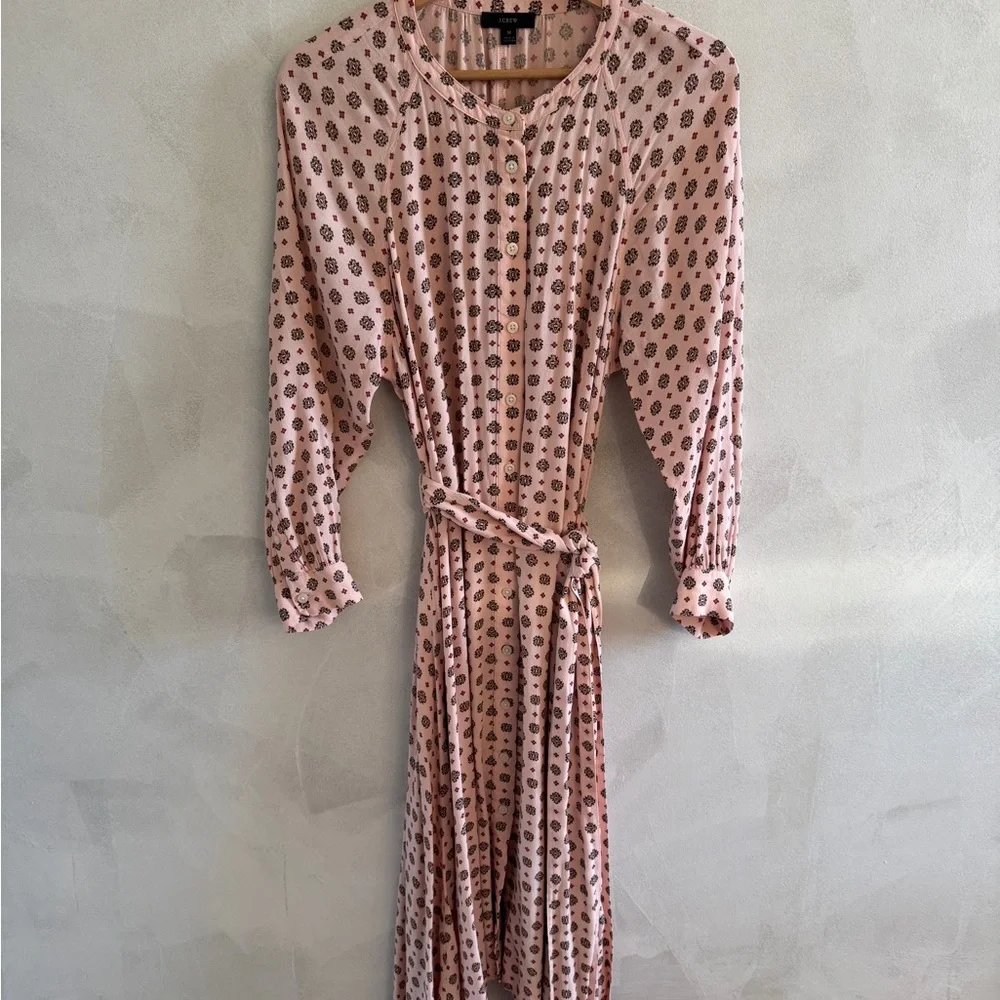 J. Crew - Handkerchief Hem Shirtdress in Medallion Print - Size M